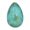 Natural Turquoise Cut Loose Gemstone Manufacturer Smooth Pear Cabochon Natural Turquoise