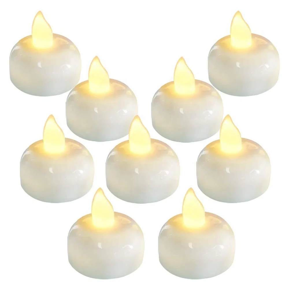 Water Activated  LED Tea Light Yellow Flicker Floating LED Tealight Candle