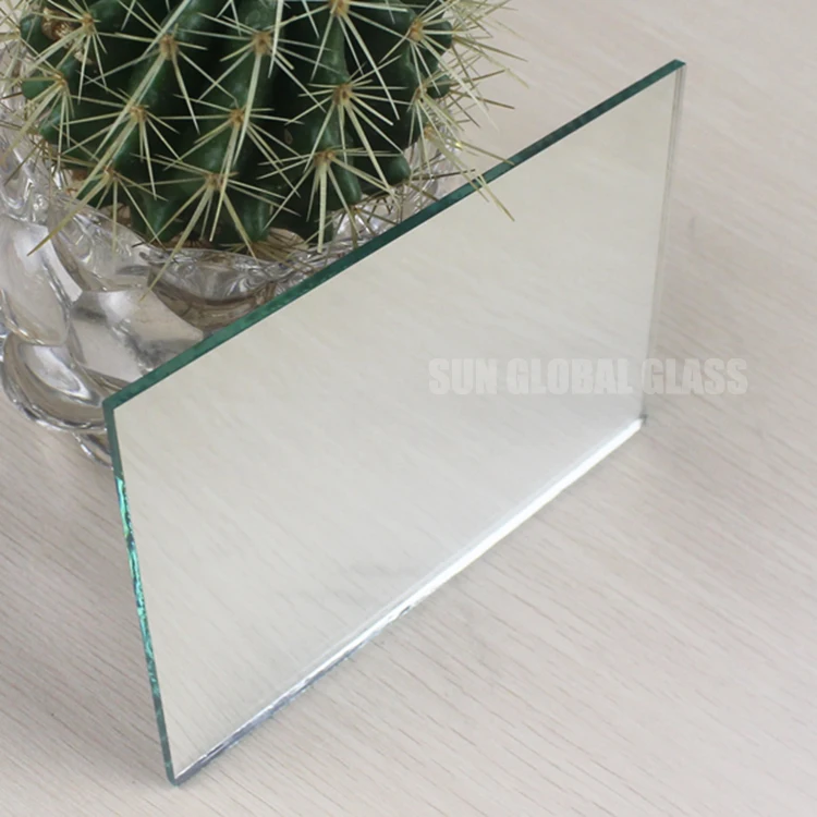 6mm Thick Mirror Glass Safety Tempered Toughened Aluminum Sliver