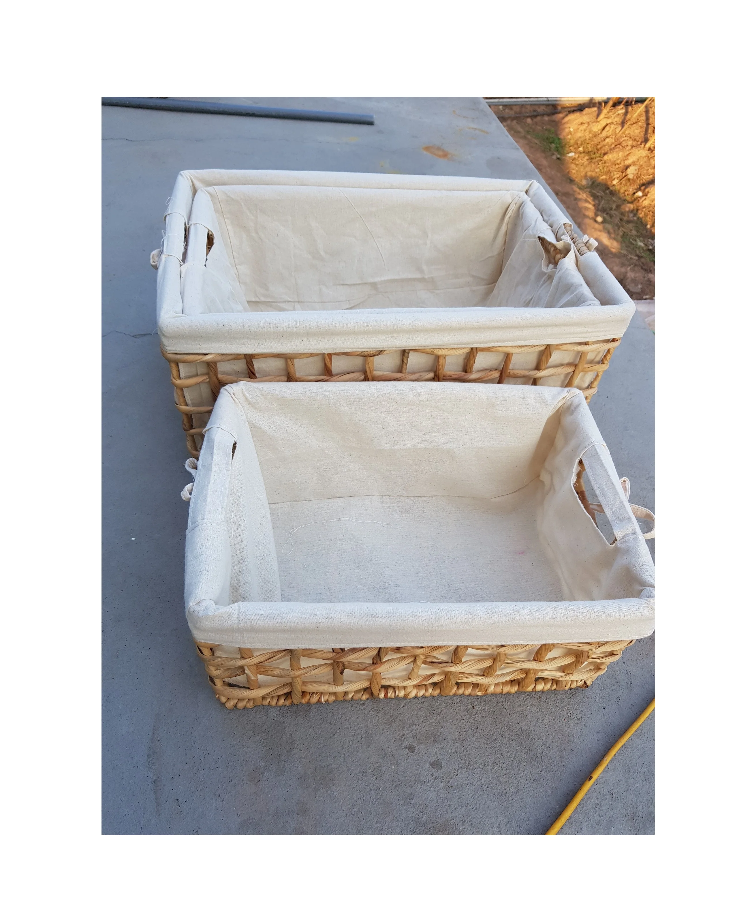 Water Hyacinth Laundry Basket Water Hyacinth Storage Baskets For Sale