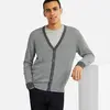 Black Sweatshirt with red Stripes Front View