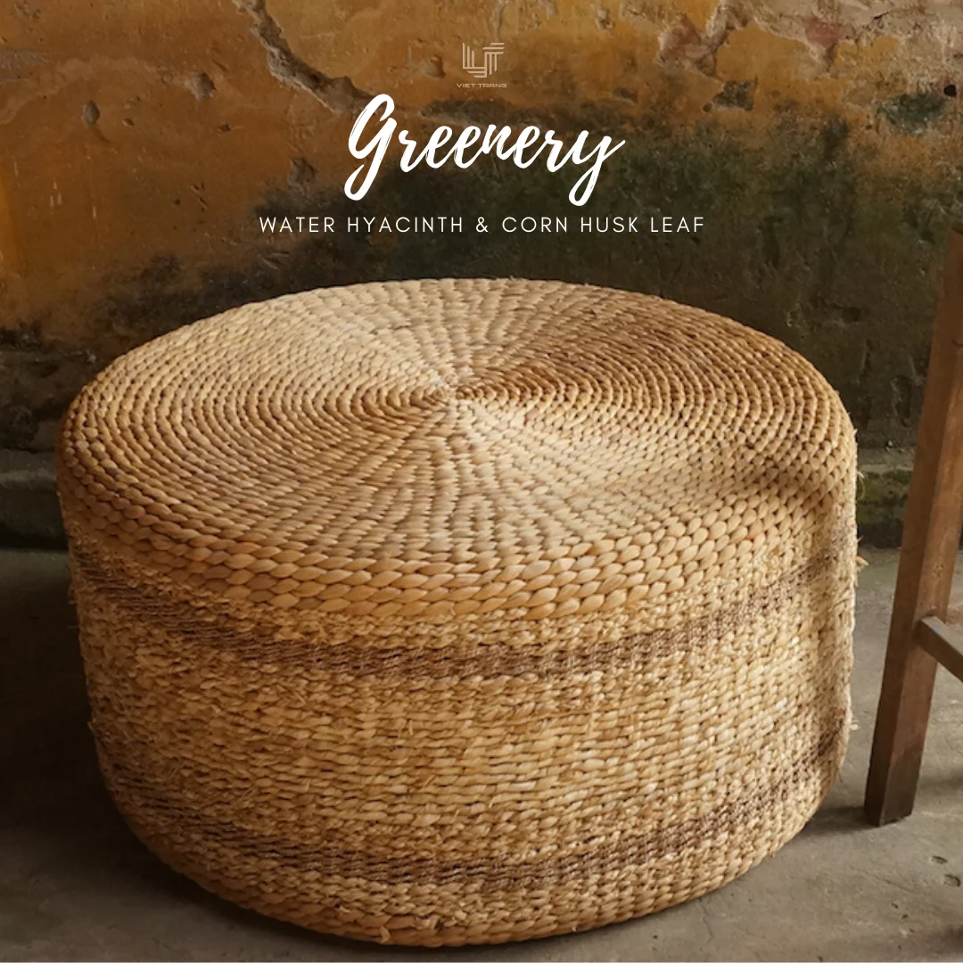 2021 Wholesale Price Large Round Natural Handmade Table Seagrass