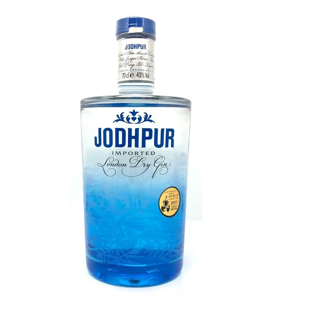 
43% Alcohol Content Distilled Spirits Jodhpur London Dry Gin From U.K 
