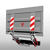 1500KGS Steel Loading Platform Cantilever Tail Gate Lifts Hydraulic Tail Lift For Sale