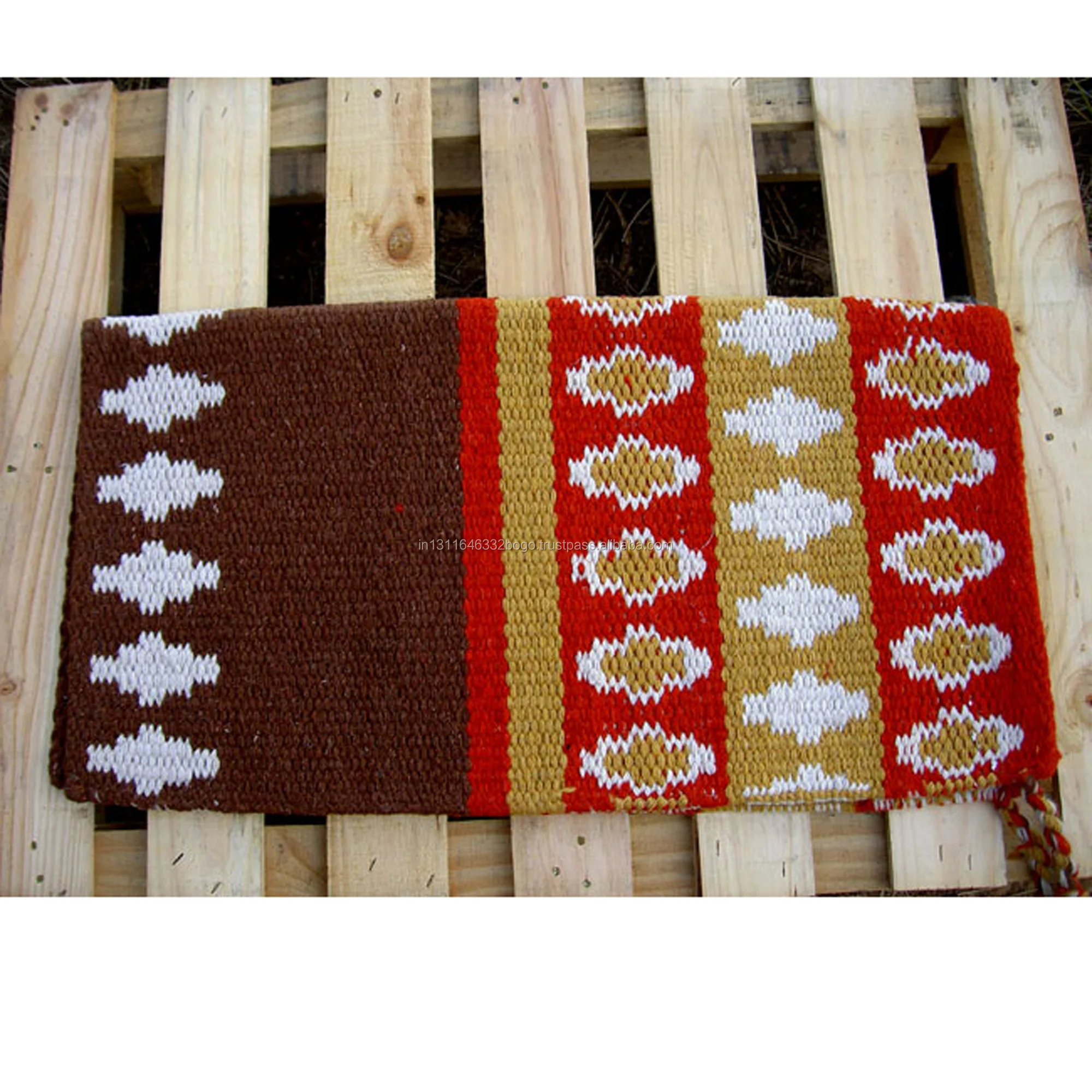 New Style Horse Wool Saddle Blanket And Pad Double Weave New Zealand Wool Saddle Blanket Buy Western Saddle Blanket