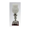 crystal with beautiful aluminium casted base