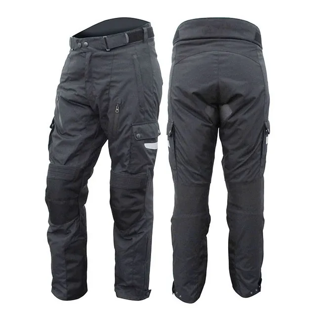 Hilbro Mens Motorcycle Motorbike Cordura Trousers Textile Waterproof Pants 