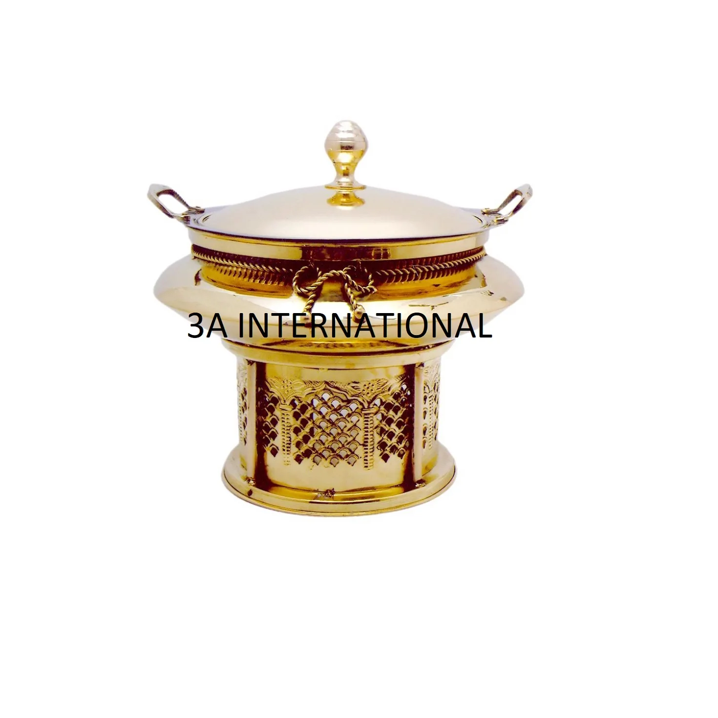 Exclusive Design Golden Chafing Dish Food Containing Dish Dinner Table ...