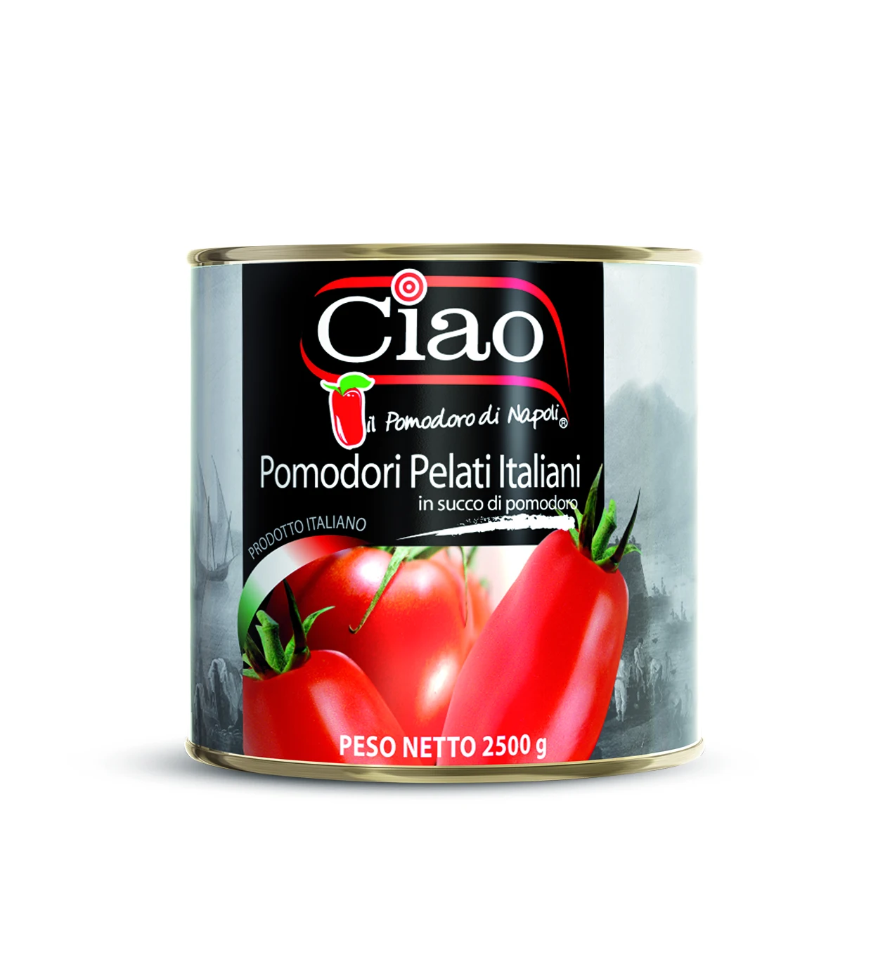Made In Italy High Quality Best Sell Canned Peeled Tomatoes 2500 Gr