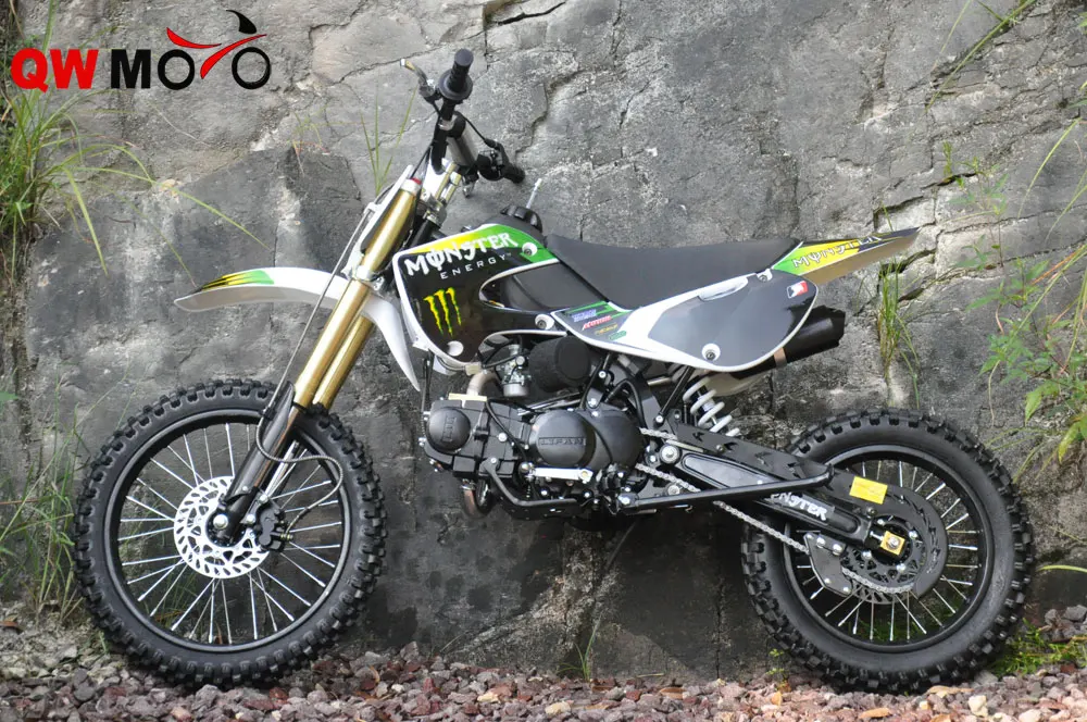 Qwmoto 125cc Dirt Bike 4 Stroke Engine Cross 125cc Pit Bike Off Road