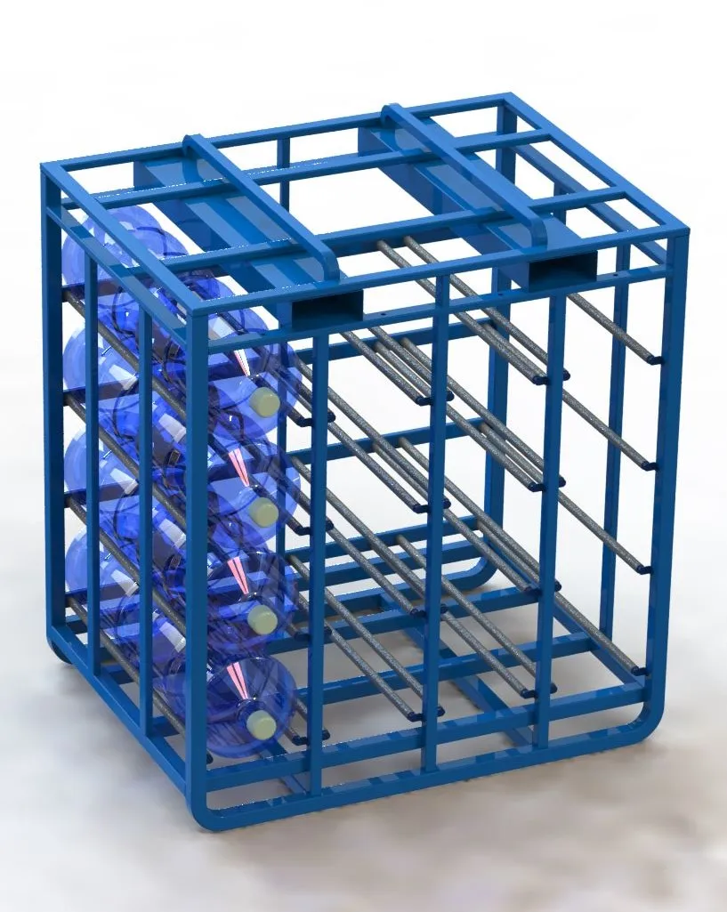 Chairborne Durable 5 Gallon Water Bottle Rack Metal Transport Rack