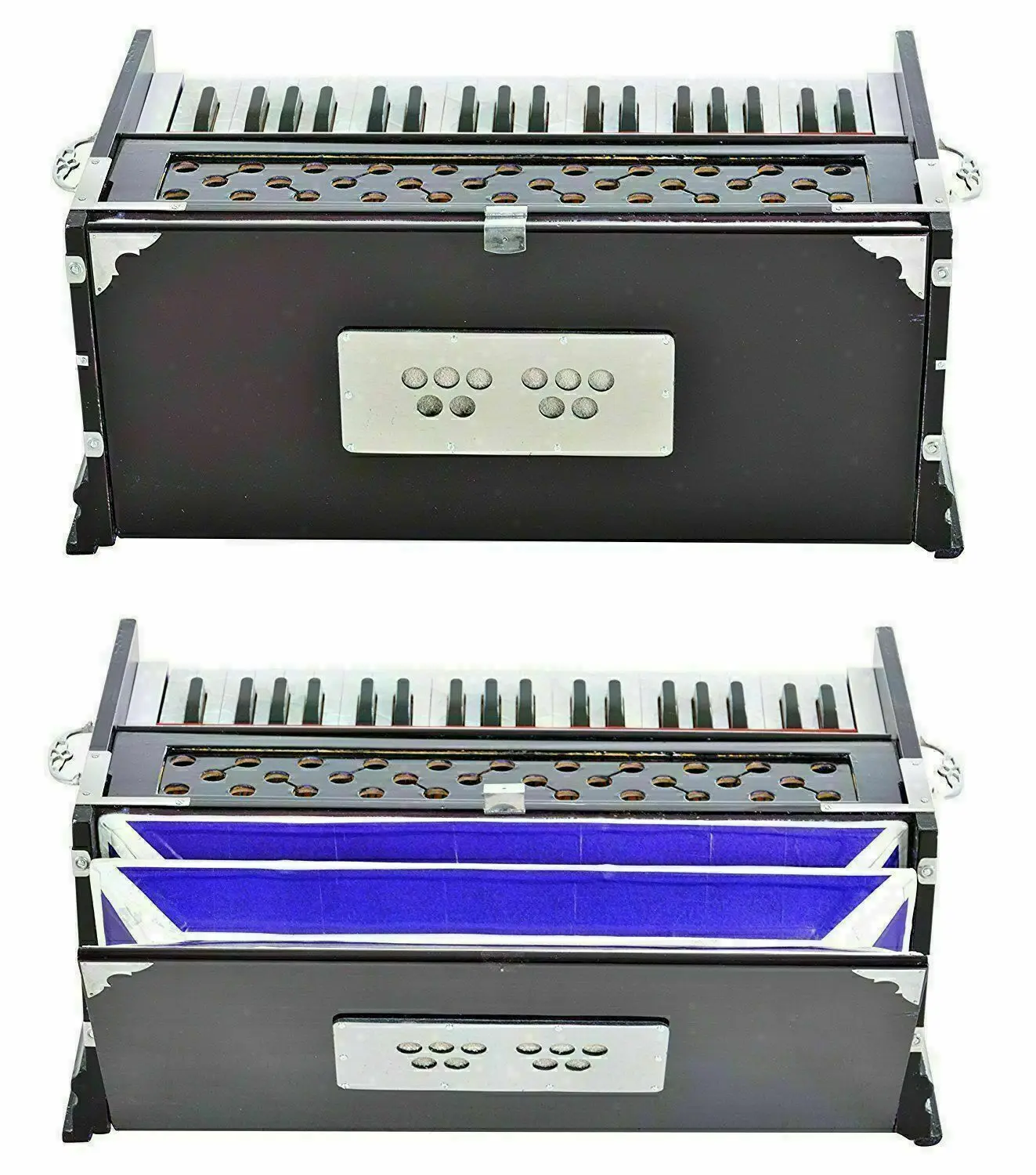 Harmonium 7 Stopper Double Bellow High Class Sound Laying Style Harmonium 39 Key 3.25 Octave