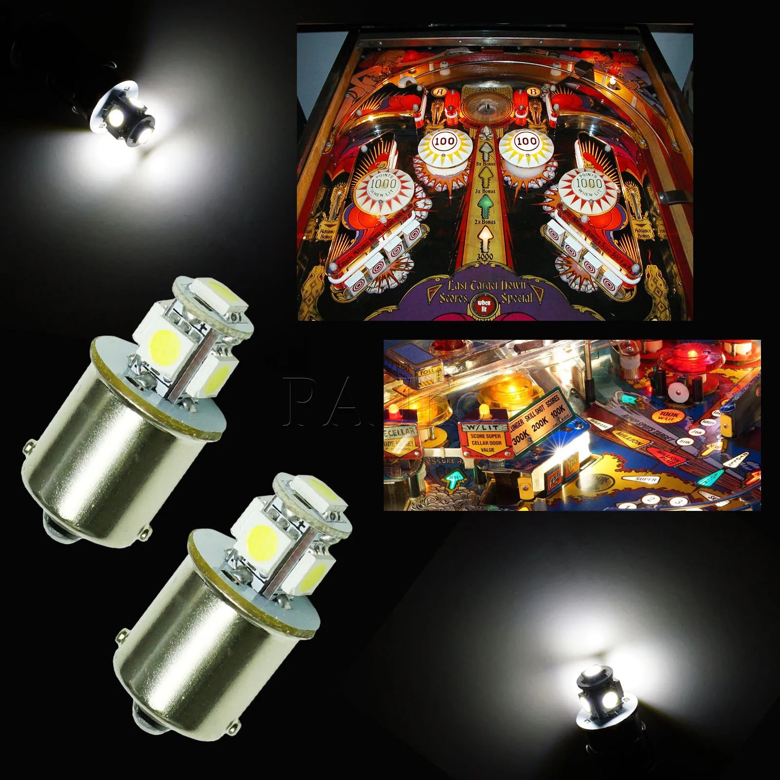 Pa 5smd 5050 1156 Ba15s P21w Ampoule Led Pour Machine De Jeu De Flipper