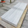 12mm thickness white faux marble slab white engineering stone solid surface sample