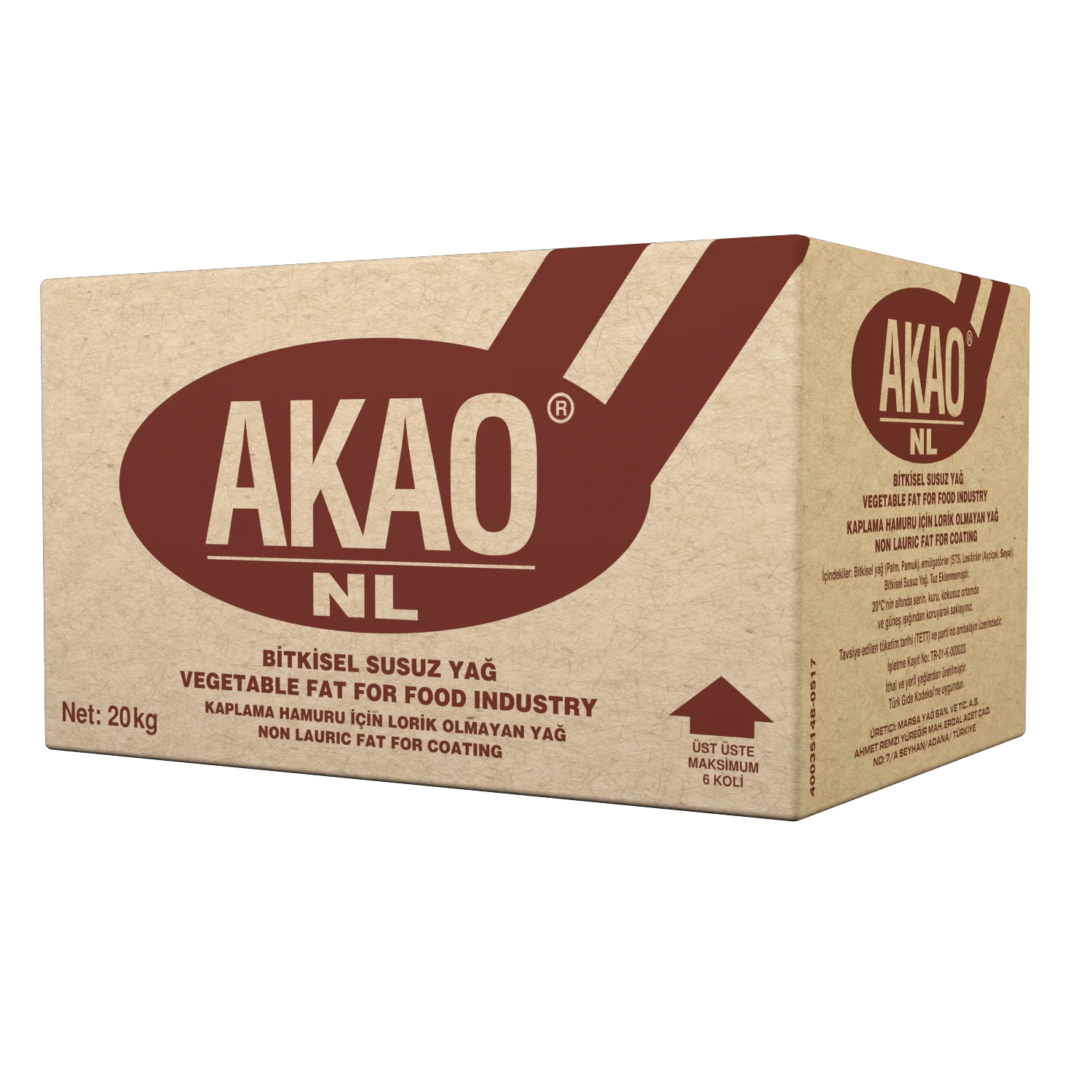 Akao Nonlauric Coating Fat 20kg Buy Industrial Fats & Oils / Edible