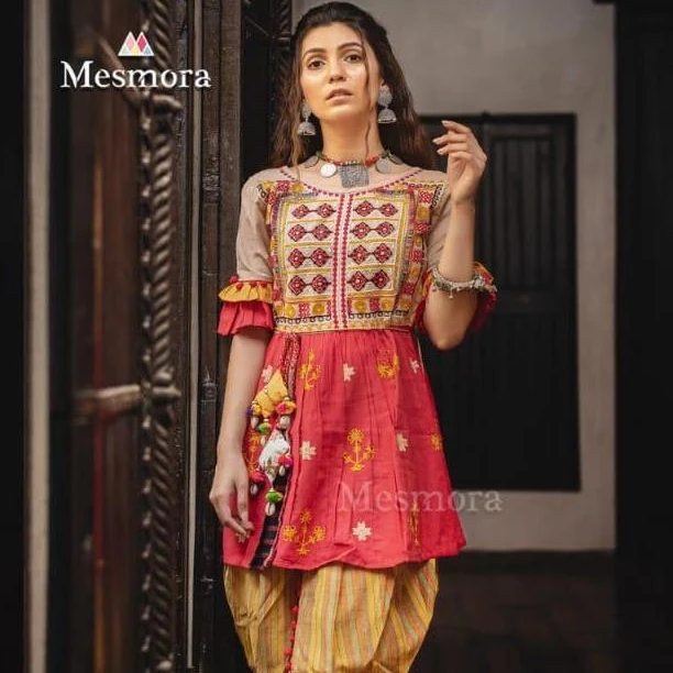 Shreyanvi Ready to Wear Indian Ethnic Designer Punjabi Patiala Dhoti Salwar Suit for Women