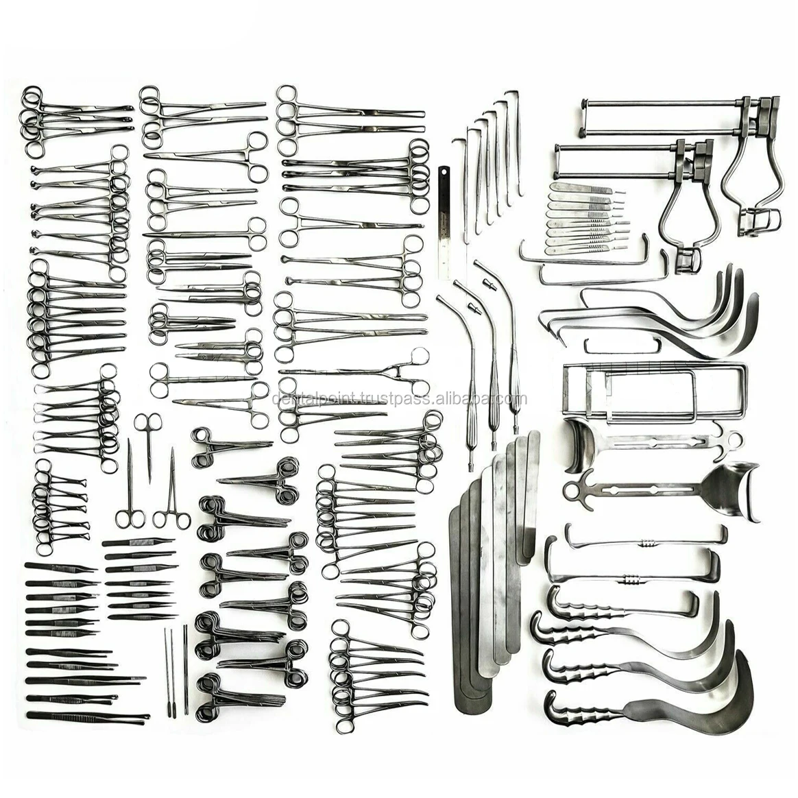 Laparotomy Abdominal Surgery Instruments Set Of 197 High Quality Surgical Instruments To Examine