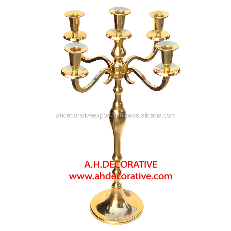 9 Arm Candelabra For Wedding Event Metal Decorative Candle Holder For
