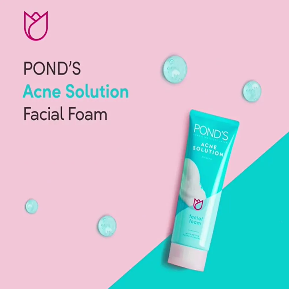ponds facial foam acne solution