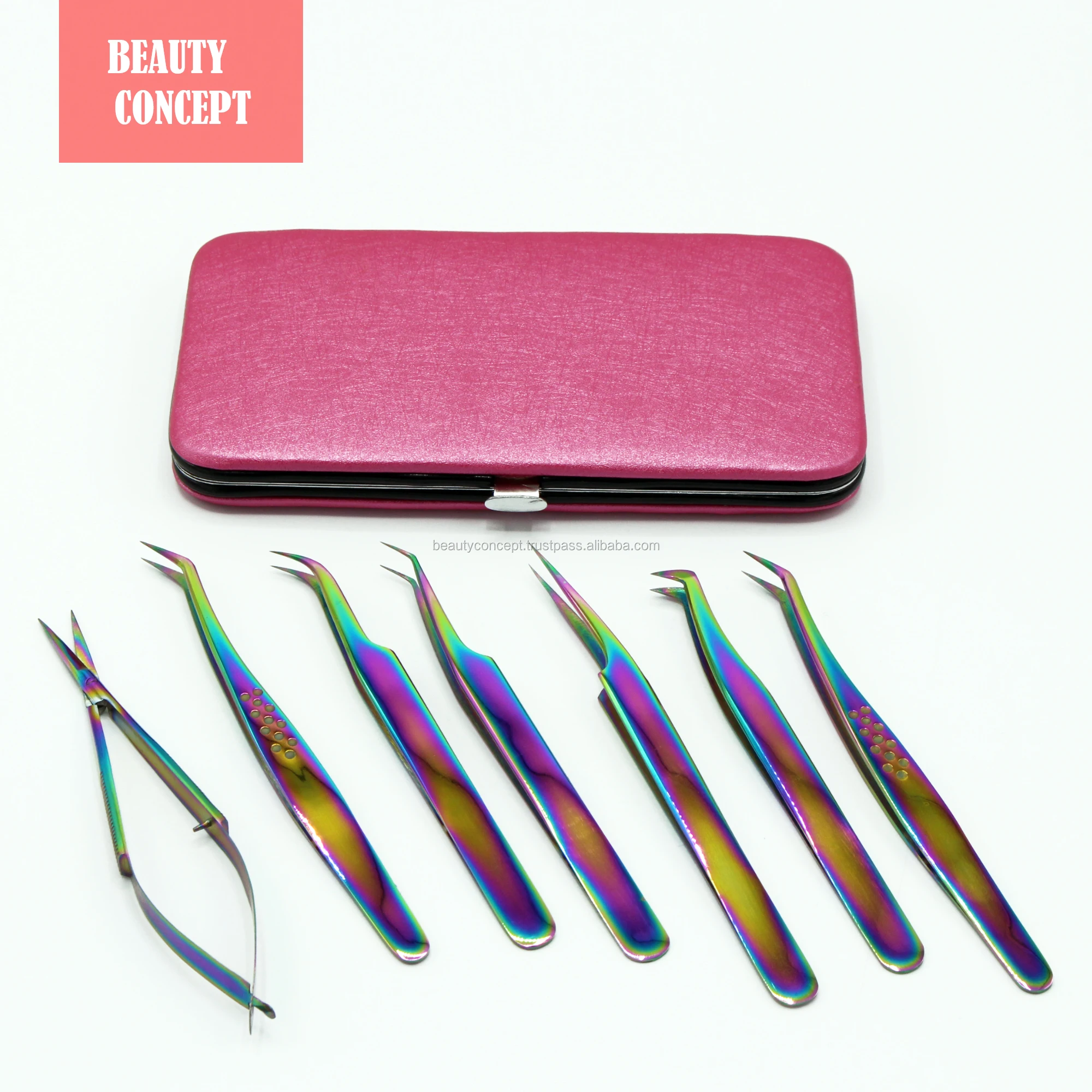 Stainless Steel Reusable Y Shape Lash Lifting Tool And Comb Silver