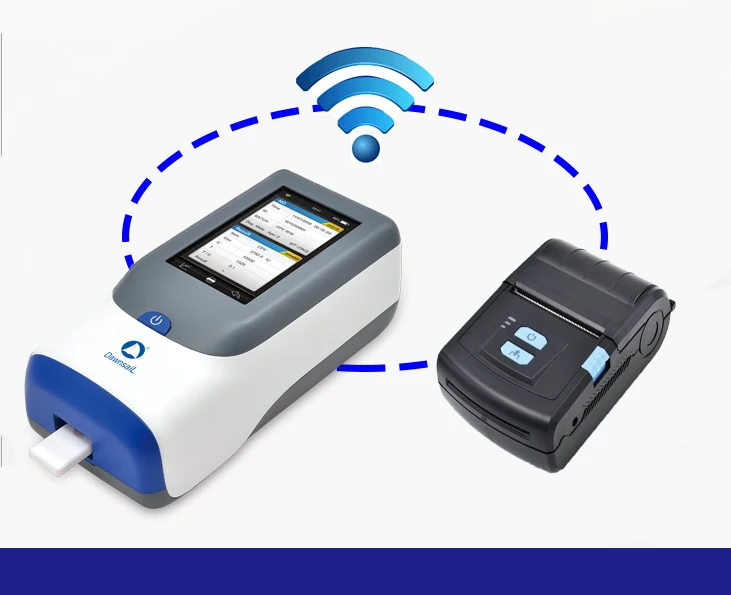 
Dawnsail portable quantitative fluorescent reader/Analyzer with Bluetooth printer, WIFI and barcode scaning 