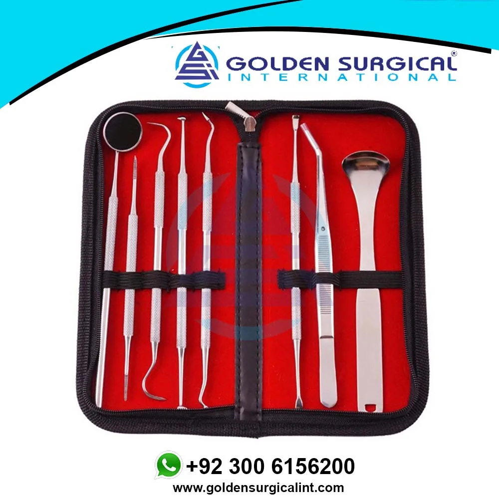 8pcs/set Practical Stainless Steel Versatile Teeth Wax Carving Tool Set