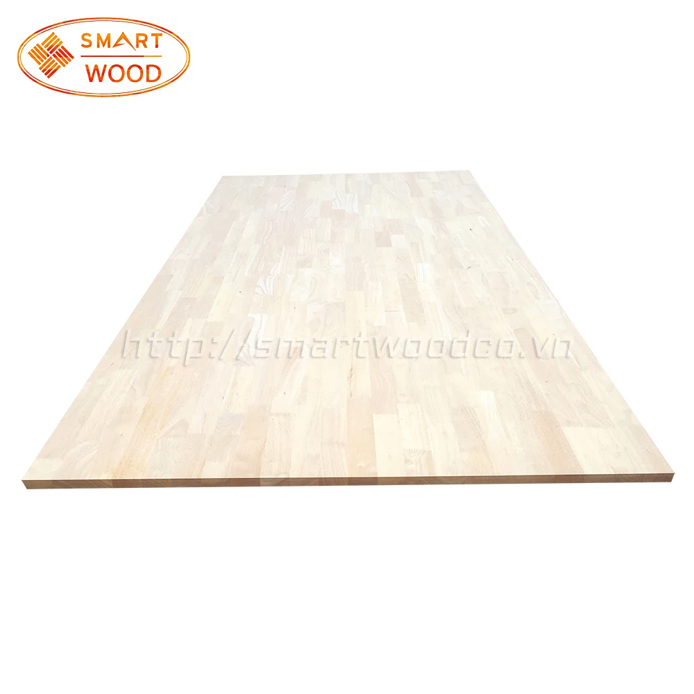 Vietnam Factory Rubber Wood Table Top Rubber Wood Finger Joint Board
