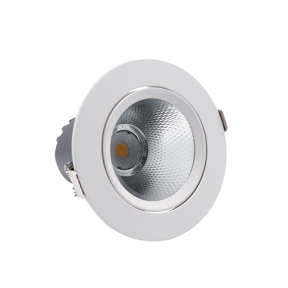 China manufacturer 20w 1507 aluminum lamp body dimmable recessed spotlight led spot light
