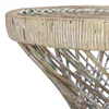 New product 2020 Rattan Grimson Small Bowed Coffee Table
