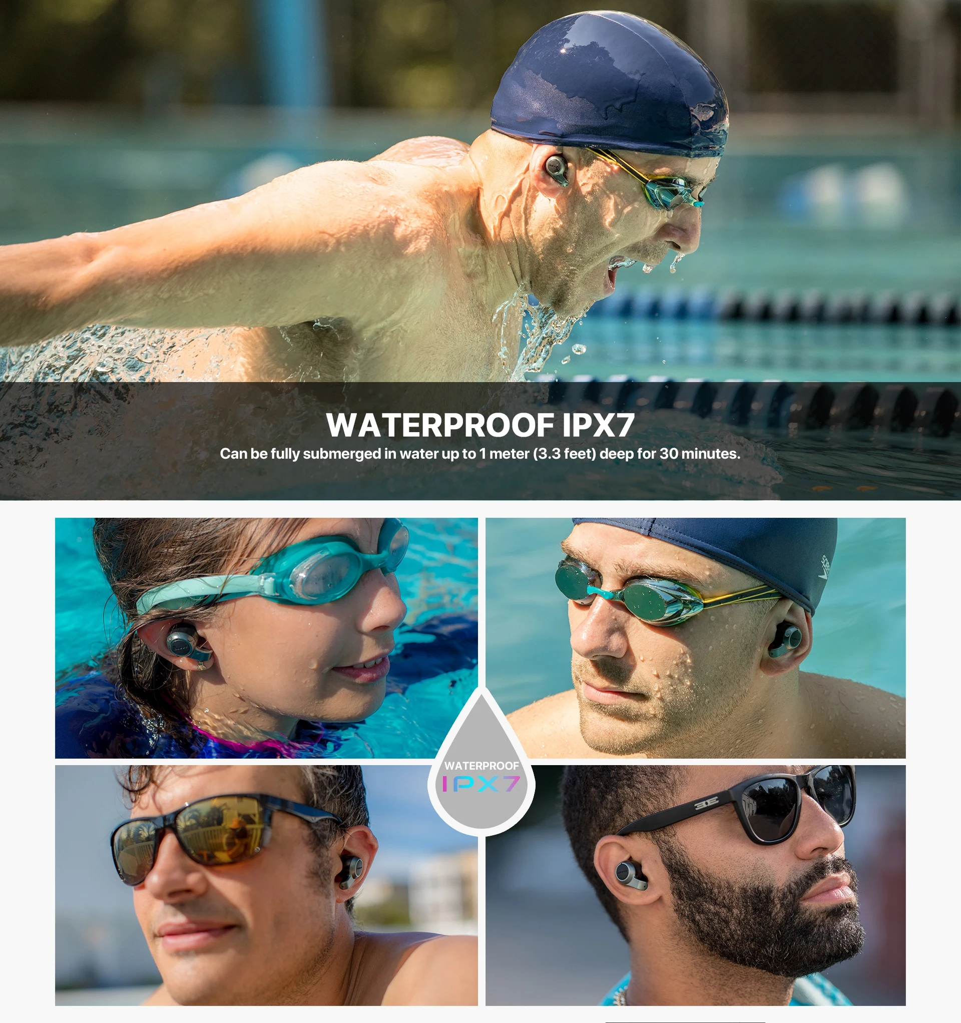 TWS Bluetooth 5.0 Earphones Charging Box Headphone Stereo Sports Waterproof Headsets With Microphone Earbud Wireless Audfonos - ANKUX.COM