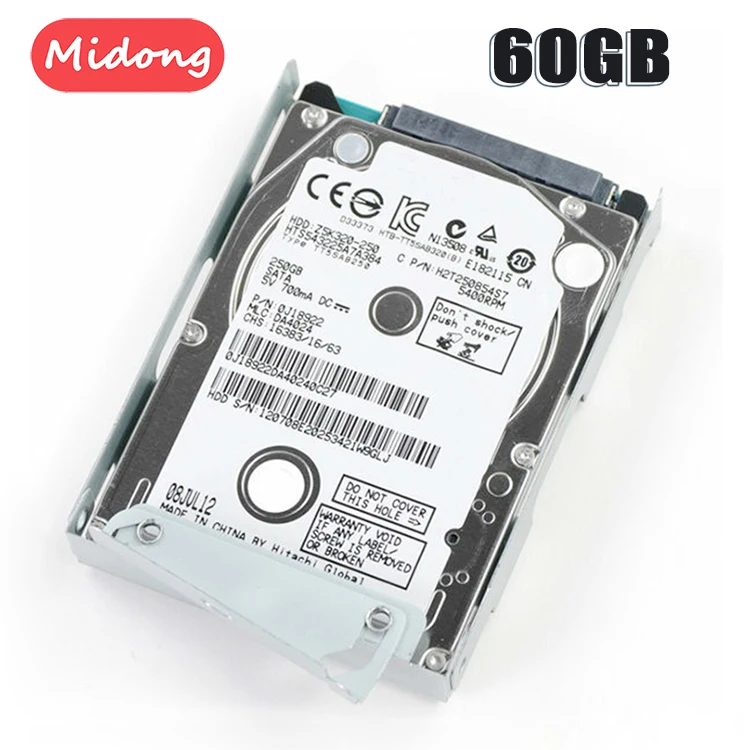 
60GB HDD Hard Disk Drive with Mounting Bracket for Sony PlayStation3 PS3 Super Slim 