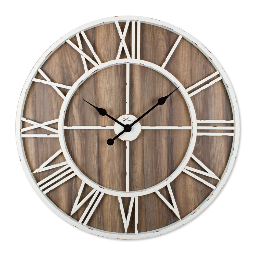 White Wood 76 Cm Wall Clock Stylish Best Selling Home Decor Buy Wall Clock Home Decorative