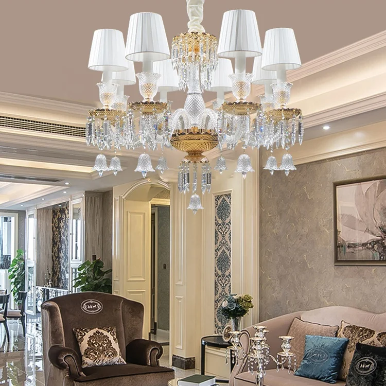 Factory oem american restaurant luxury european minimalist high end modern crystal pendant chandelier