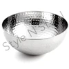 Stainless Steel Salad Bowls Hammered