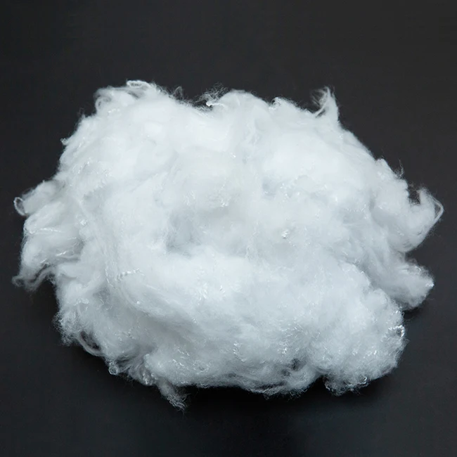 
100% recycled solid polyester staple fiber 1.4Dx38mm (OB White) 