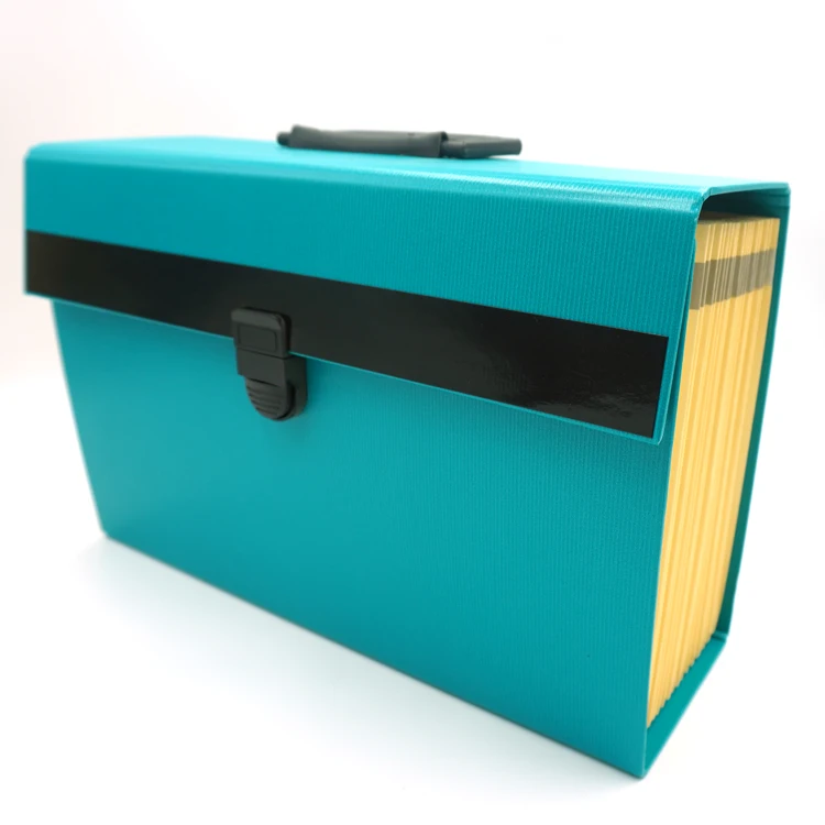 
Office supplies 19 pockets hard board expandable accordion a4 paper file folder 