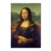Rolled Best Known Enigmatic Half-length Portrait Mona Lisa Leonardo Da Vinci Oil Painting
