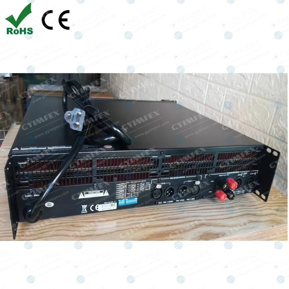 8000 Watt Power Amplifier Sound System Fp15 Professional 2 Channel