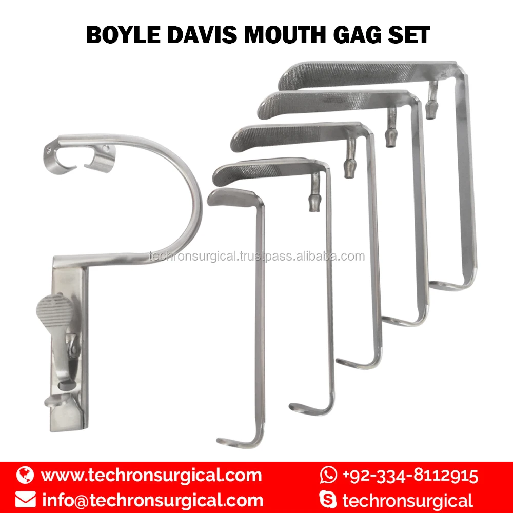 Davis Boyle Mouth Gag Dental Tonsil Surgery Set Buy Davis Boyle Mouth