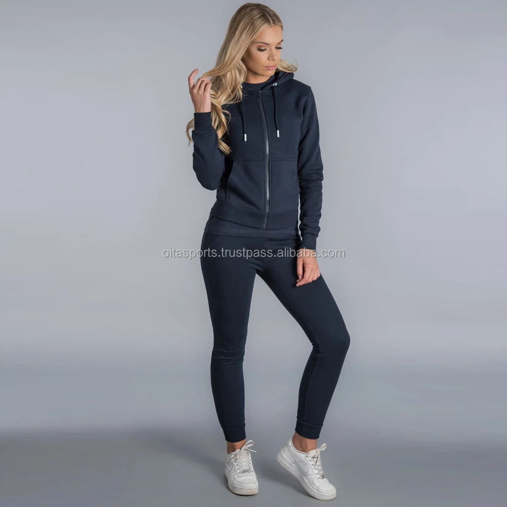 Wholesale Latest Design Custom Fashion Sport Women Tracksuit No Name Spandex Track Suits With