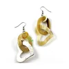 Beautiful Hot Selling Transparent Bright Earrings Pair for Women Heart Shaped