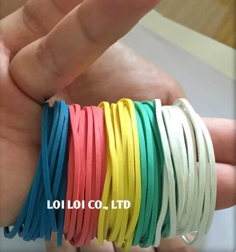 rubber band size for money