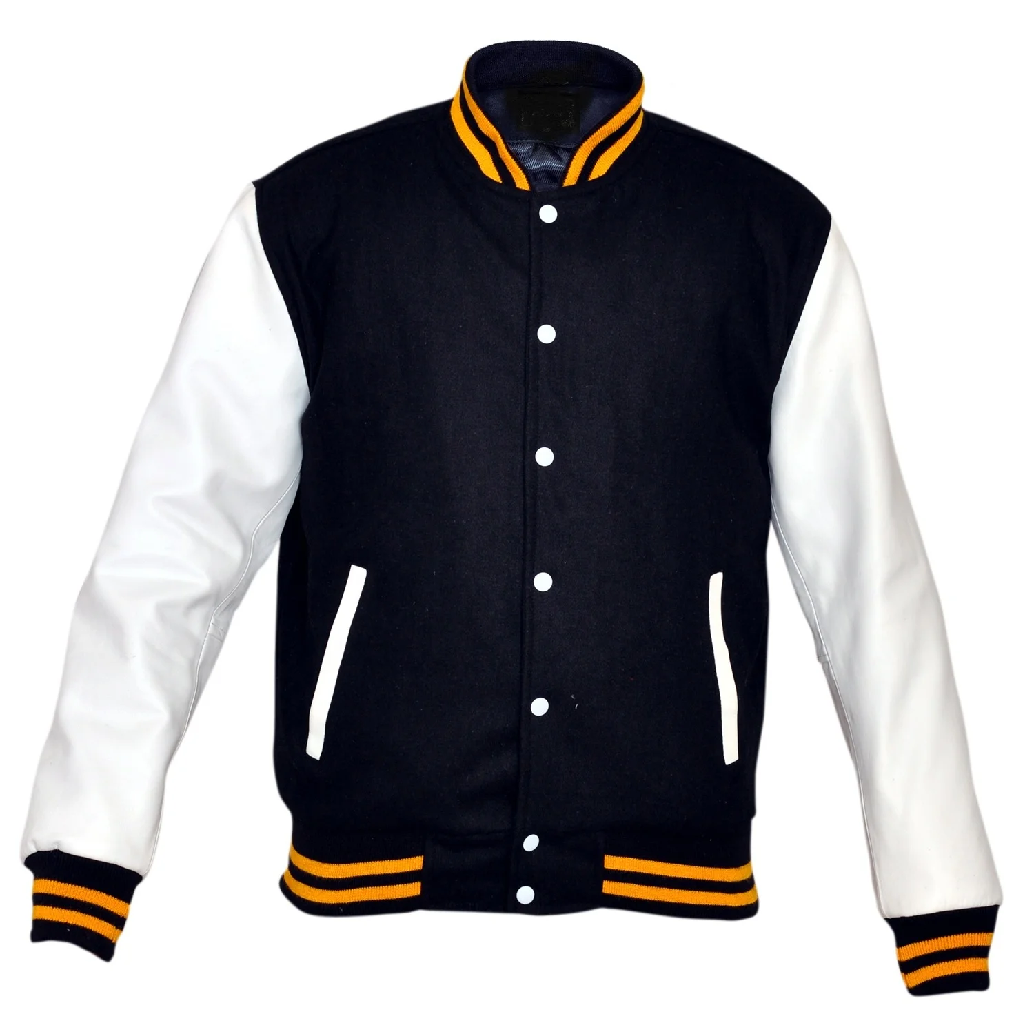 Genuine Leather Wool Varsity Jacket/letter Man Jacket - Buy Outdoor ...