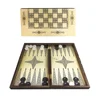 Backgammon and Checkers Set Large Size