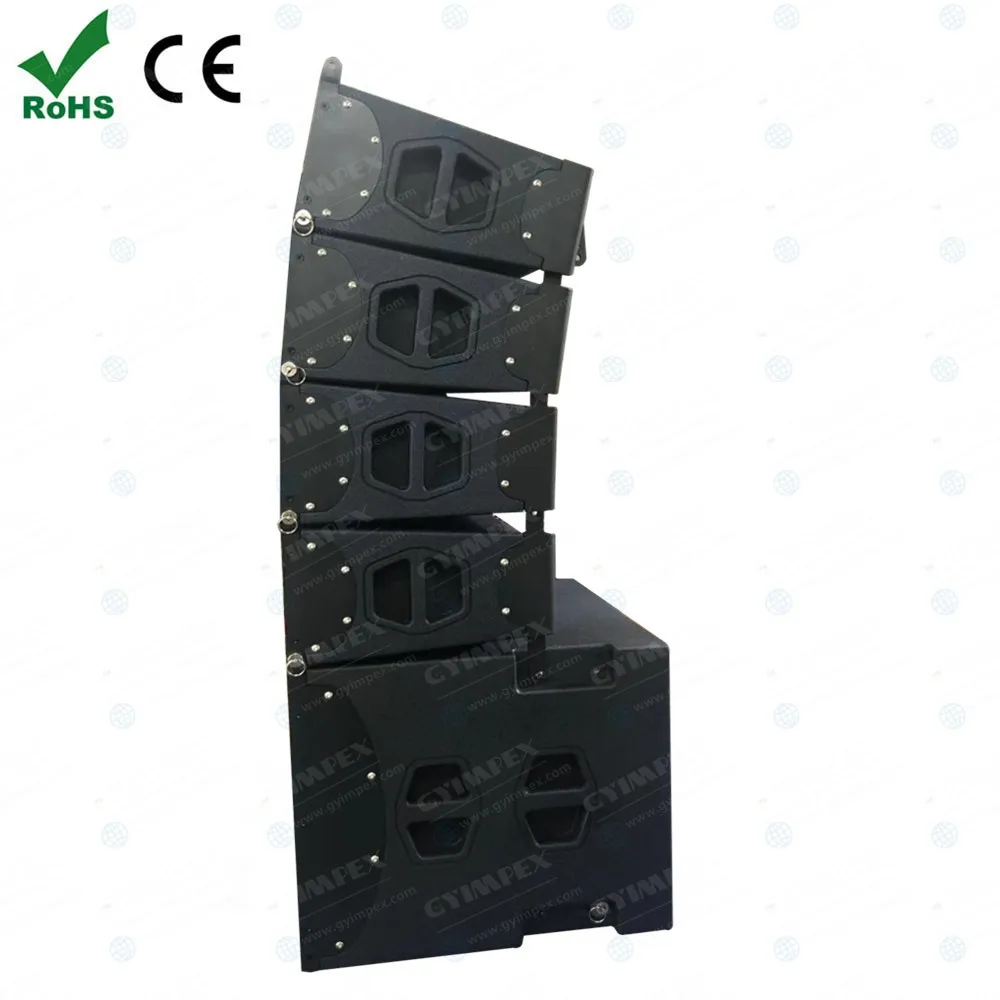 La Series Professional Audio Passive Column Speaker 2 X 6.5 Inches Units Low System Colinear