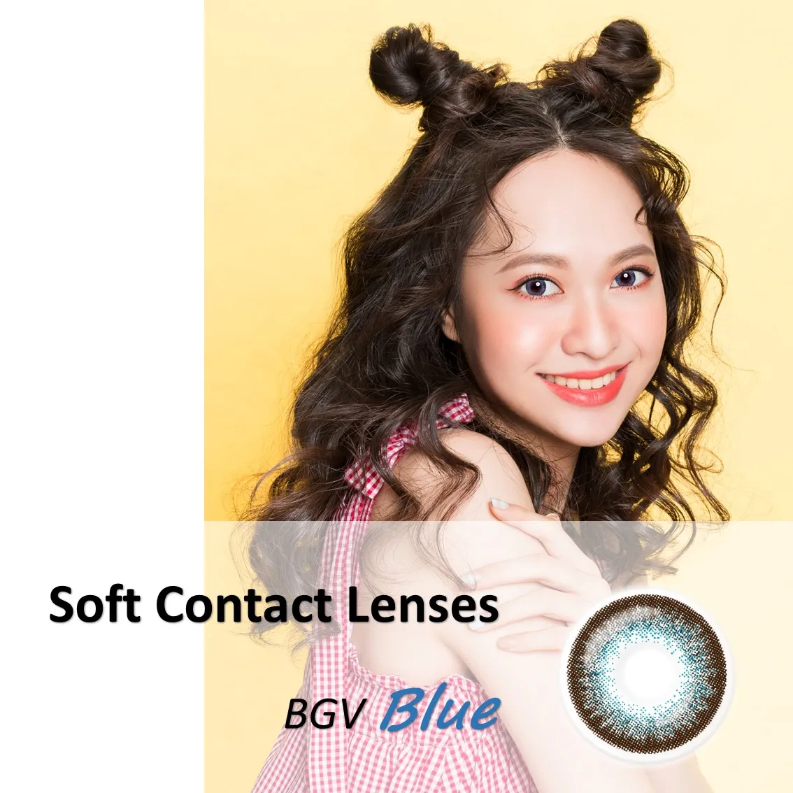 hot sale new look army green monthly colored contact lenses