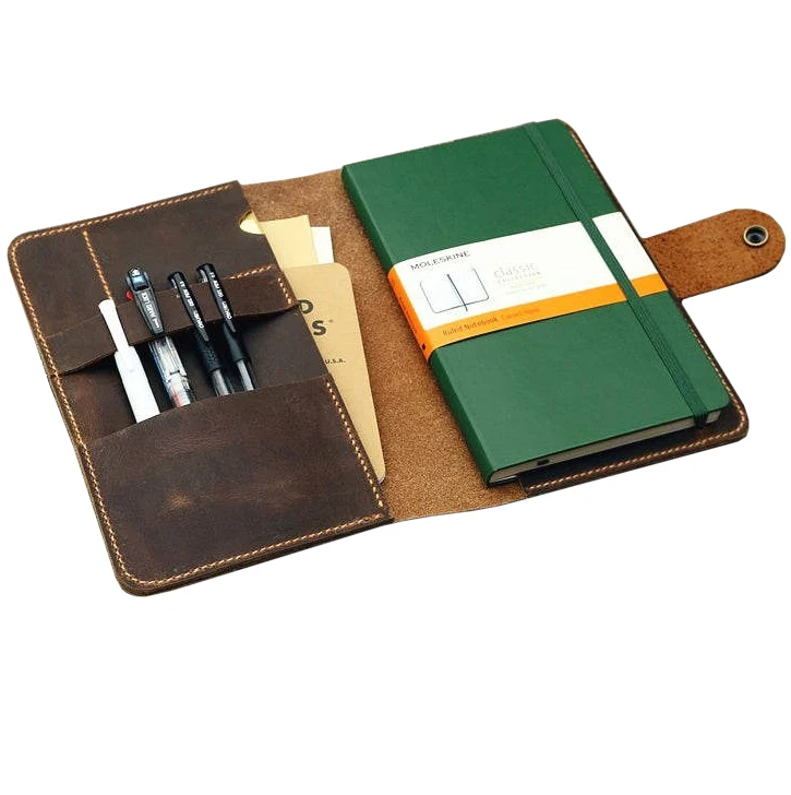 Unisex Leather Planner In Unique Style,Brown Buy Pu Leather Planner
