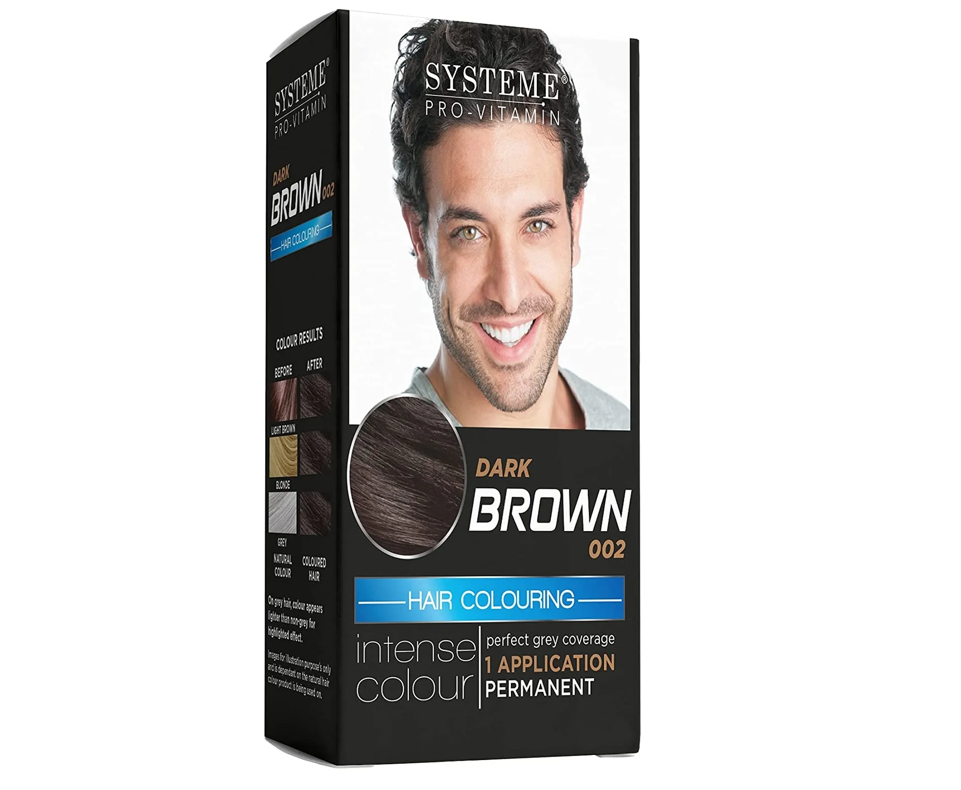 High Quality Pro Vitamin Mens Hair Colour Permanent Hair Colour Hair Dye  Natural Black Dark Brown & Medium Brown Men - Buy Hair Color Men Hair Dye  Permanent Mens Hair Colour Permanent