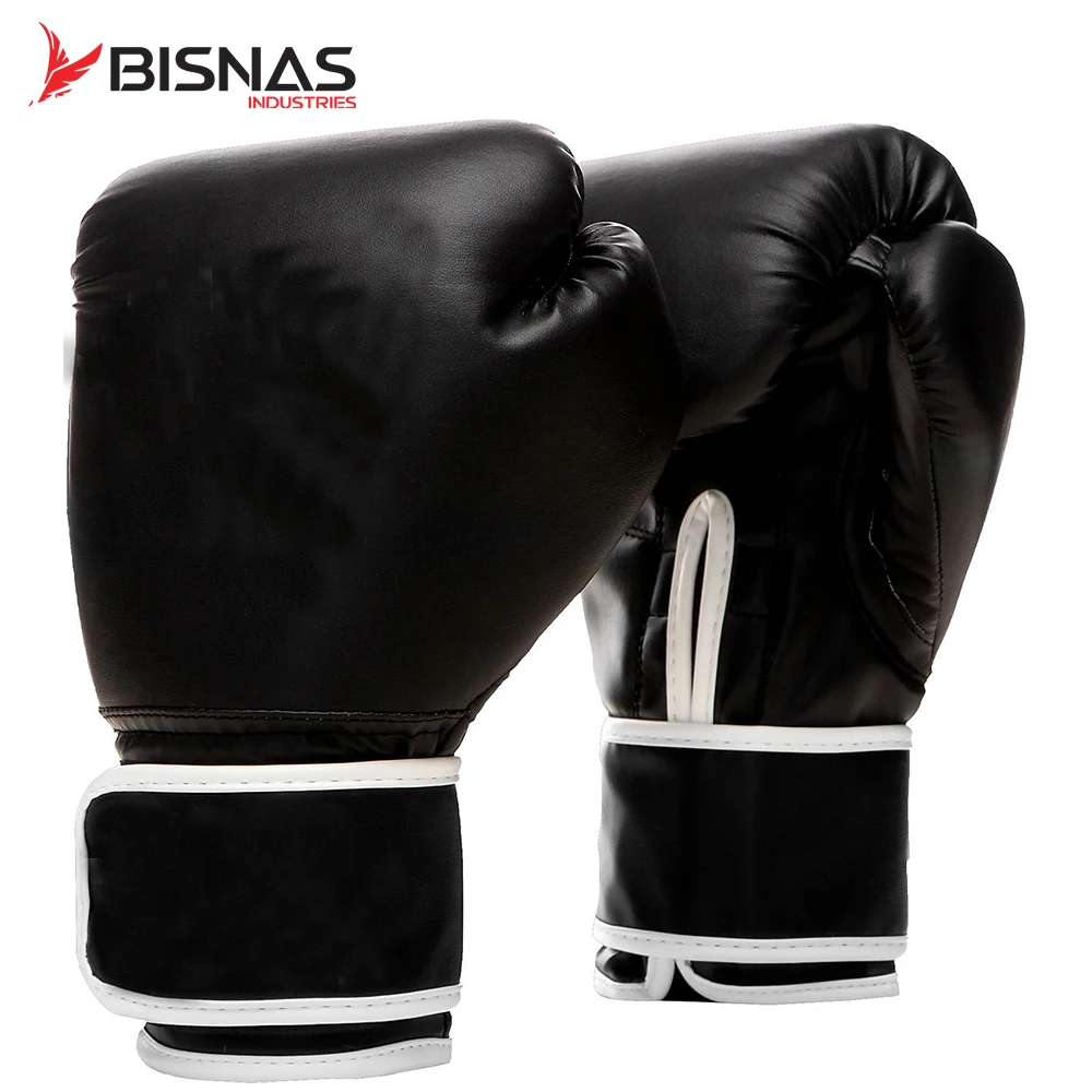 Leather Finish Professional Boxing Gloves Custom Real Leather Pro