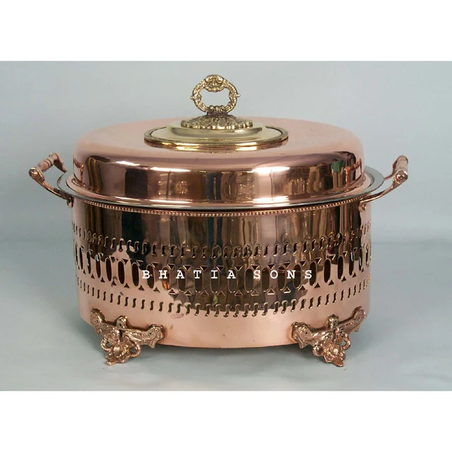 Copper Chafing Dish Buy Indian Copper Chafing Dishes Brass Copper Chafing Dish Hotel Utensil Product On Alibaba Com